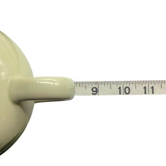 Bamboo Pattern Ceramic Teapot Lid World Market Microwave Dishwasher Safe 8x4” - Picture 7 of 8